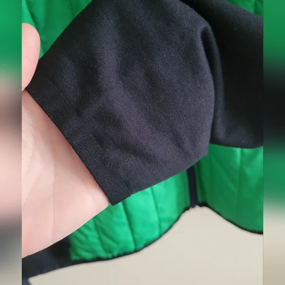 Ralph Lauren full zip lightweight jacket Women's XL black, green & purple trim - Picture 6 of 11